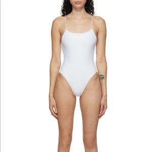 Jade Swim White Trophy One Piece